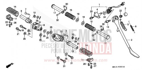 PEDANA (2) VT600CP di 1993
